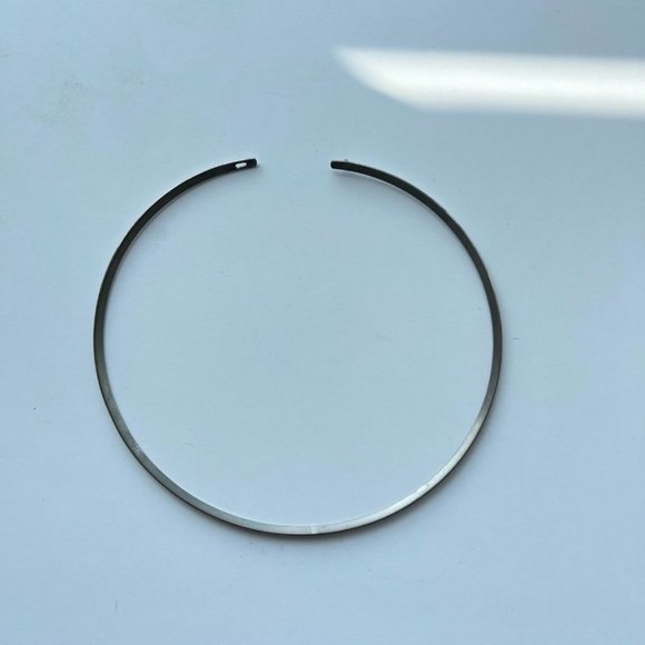 Sterling? Silver Collar Necklace Delicate - Picture 2 of 3